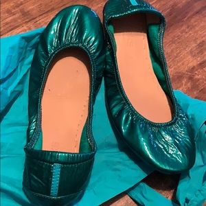 Tieks  size 8 emerald green